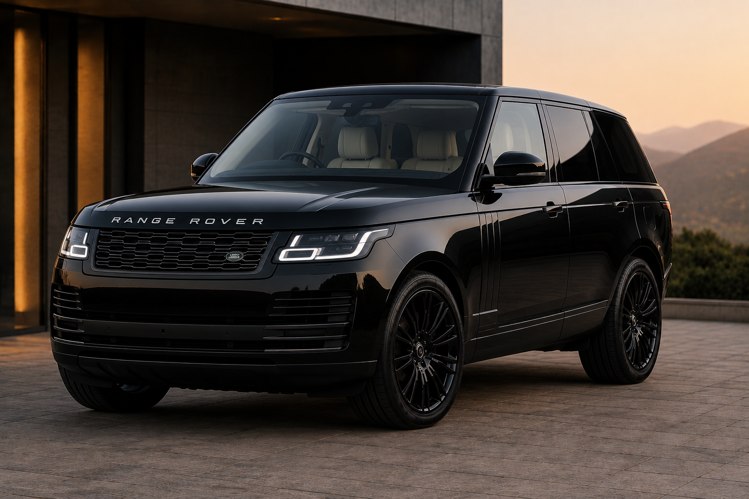 Range Rover Chauffeur Hire London luxury SUV chauffeur service