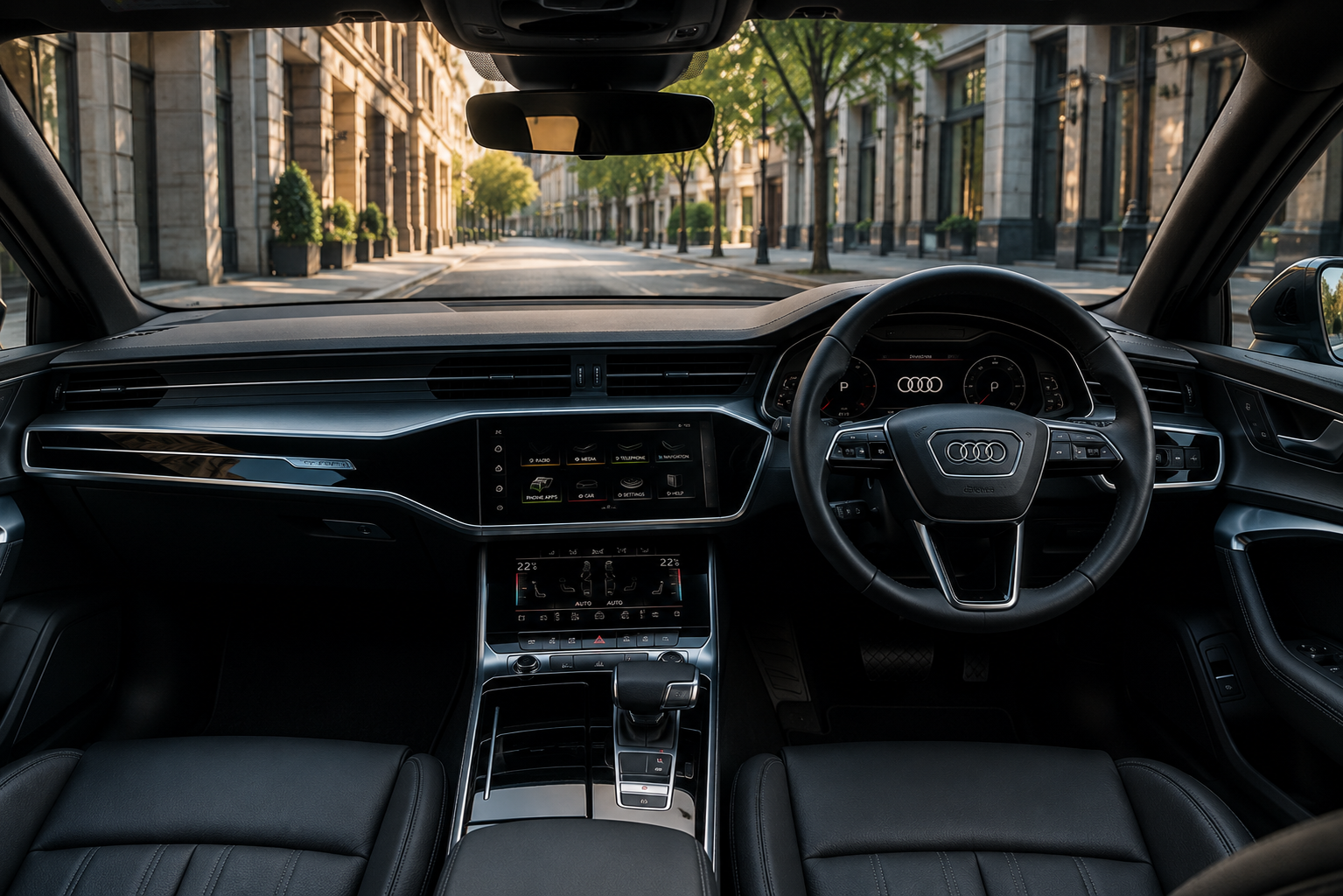 Professional London Executive Chauffeur with premium vehicle