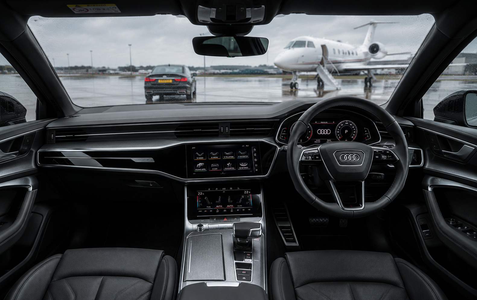 Professional elite chauffeur transportation vehicle