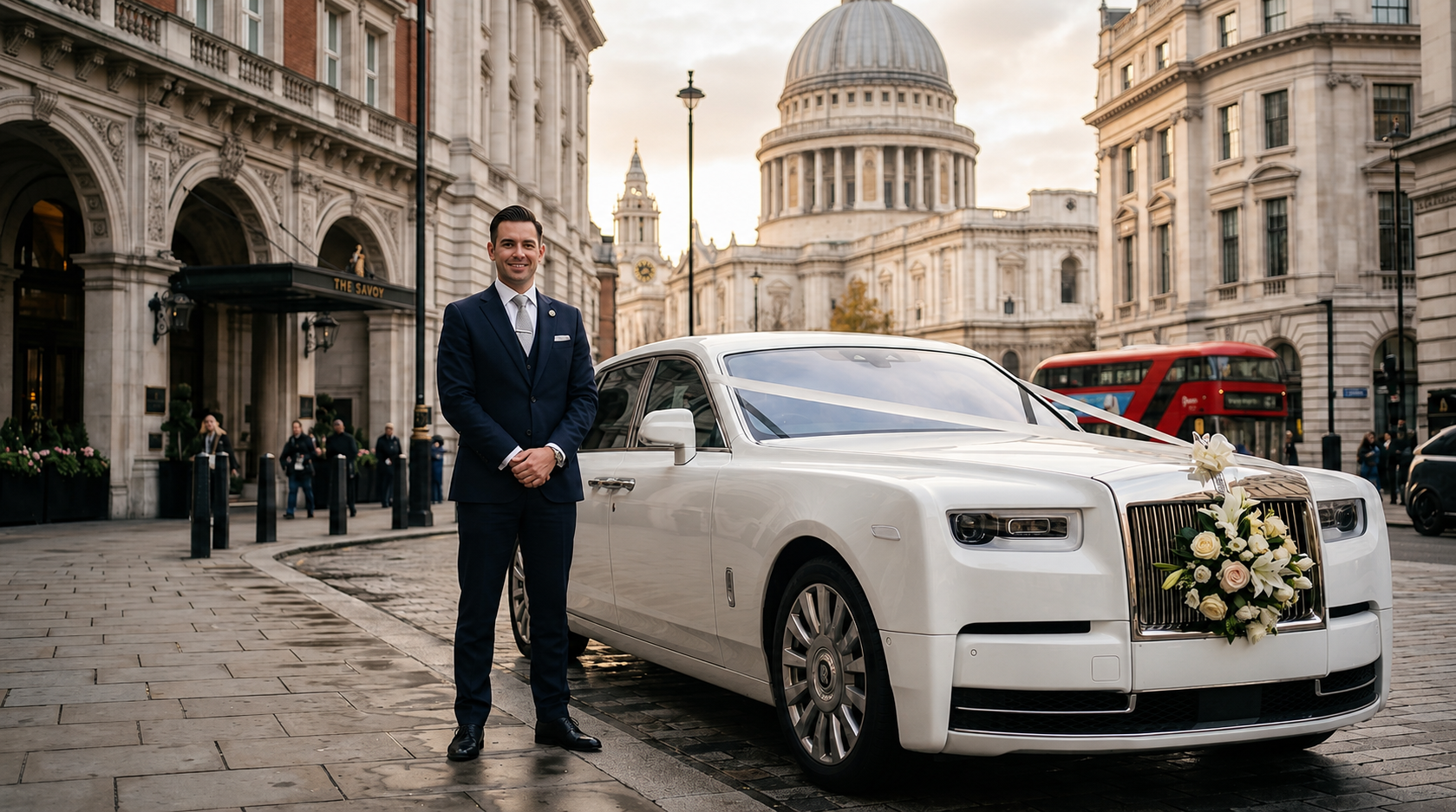 Rolls Royce Wedding London luxury wedding chauffeur service