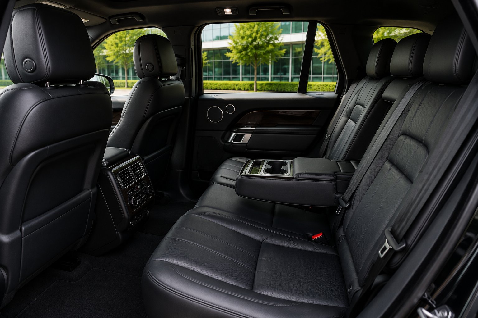 Luxury Range Rover chauffeur vehicle in London