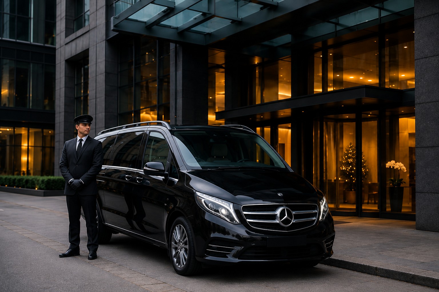 Mercedes V Class Hire London luxury chauffeur vehicle