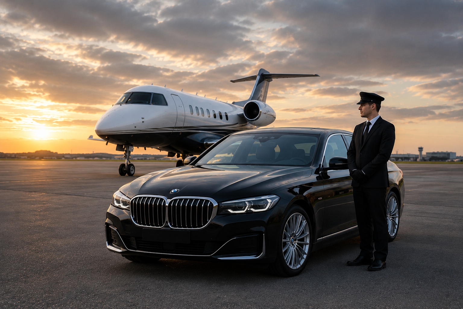 Private Airport Transfer London luxury chauffeur vehicle