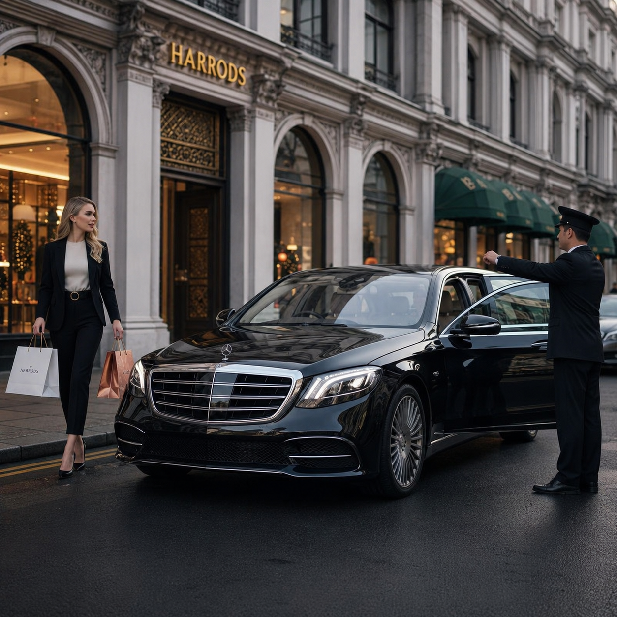London Shopping Chauffeur Service luxury retail travel