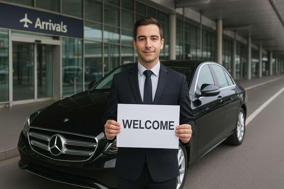 Luxury Heathrow airport chauffeur meet and greet