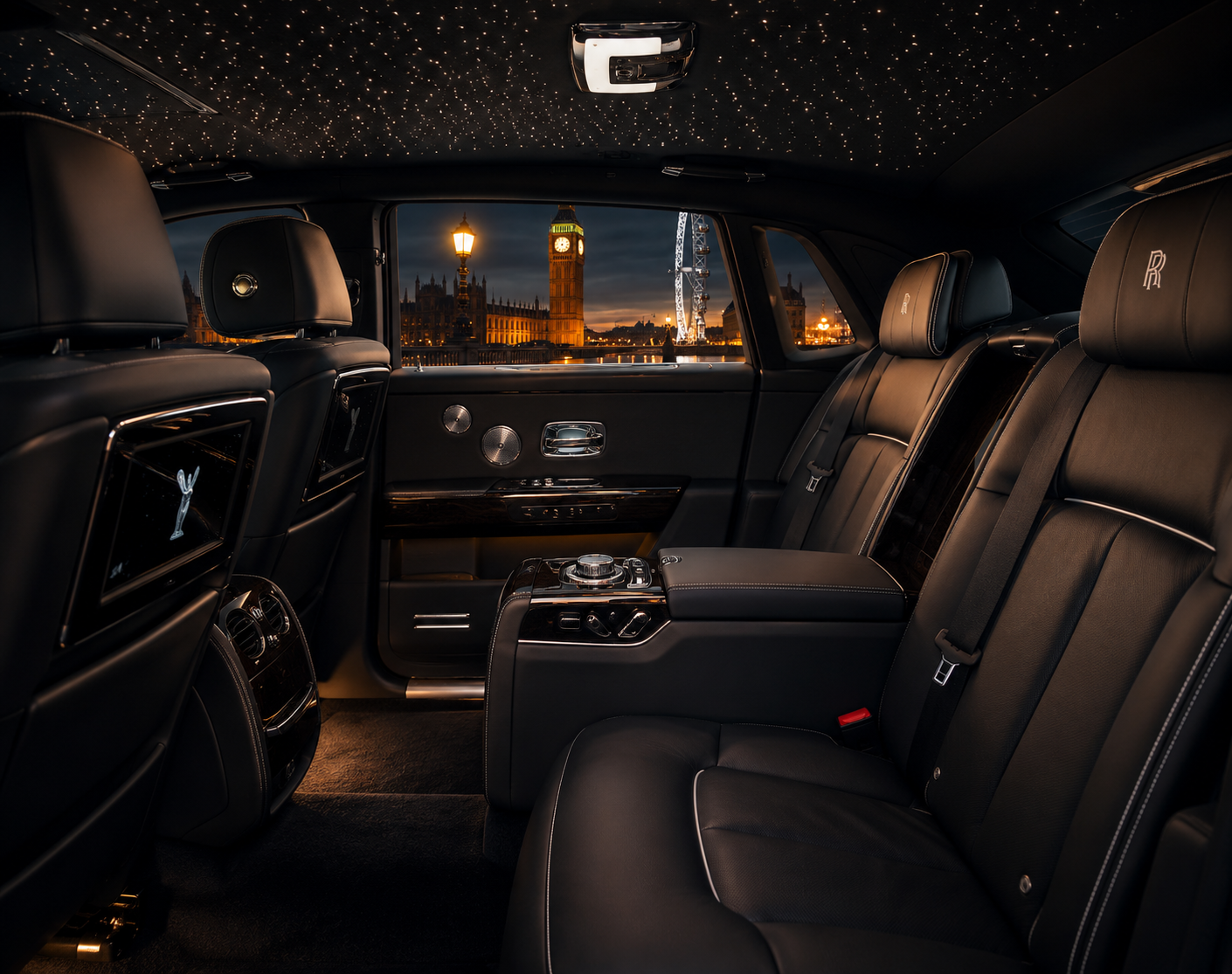 Luxury Rolls Royce chauffeur hire in London