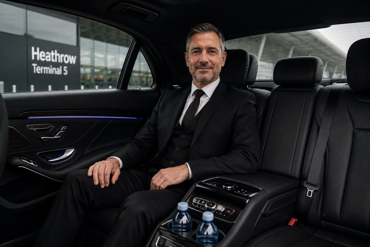 Professional Heathrow private driver for airport transfers