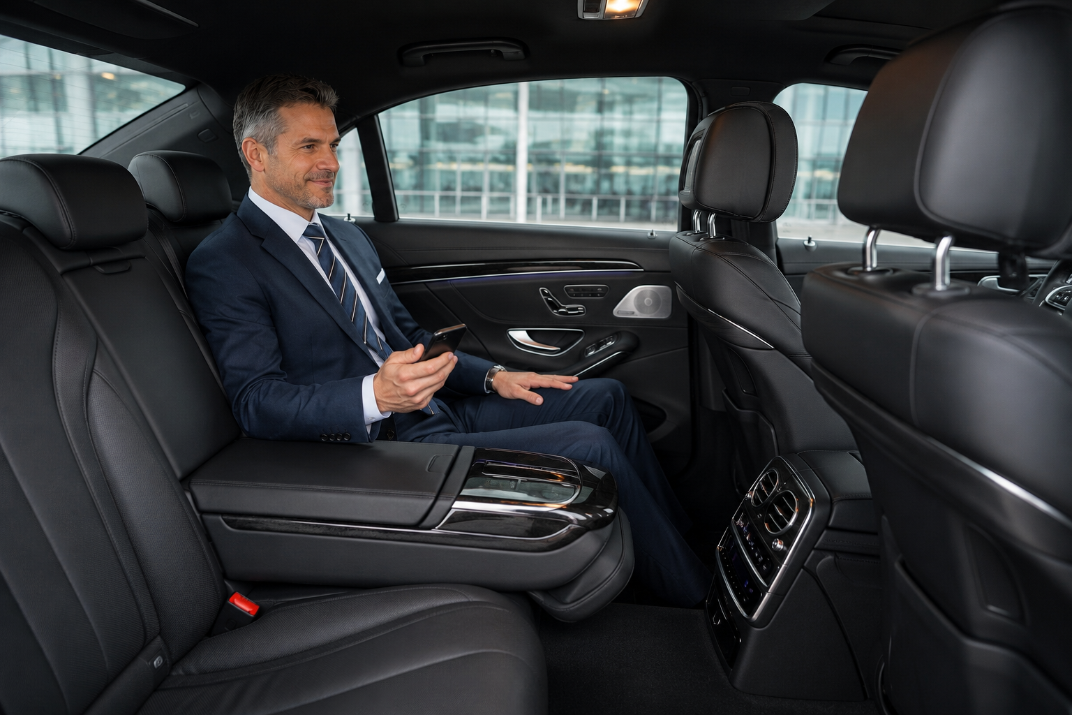 Professional airport chauffeur service London luxury travel