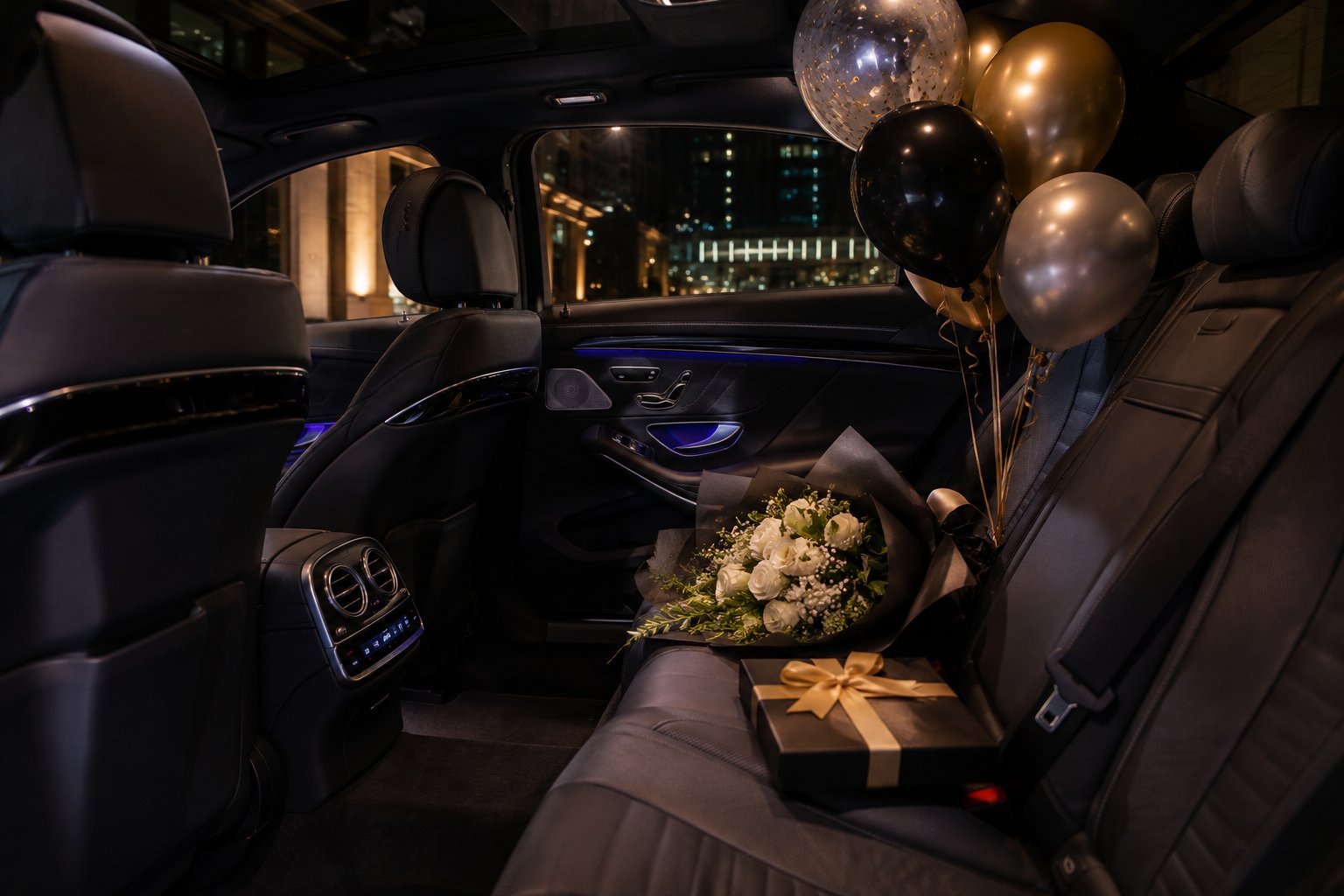 Birthday Chauffeur Service interior
