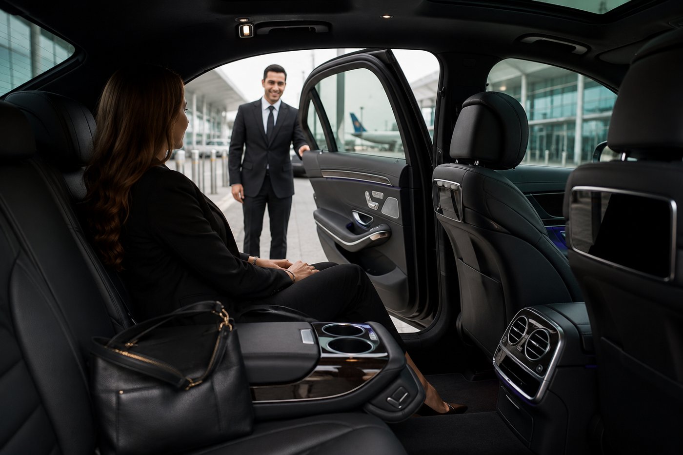 Business Airport Transfers vehicle interior