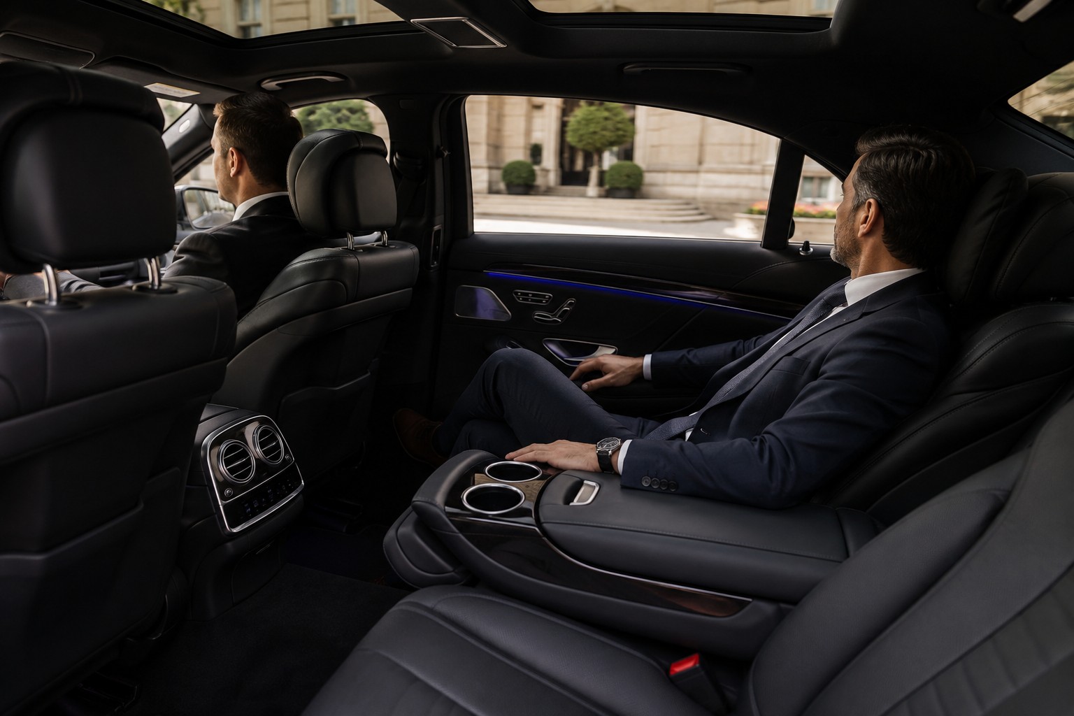 Dedicated Chauffeur fleet vehicle interior