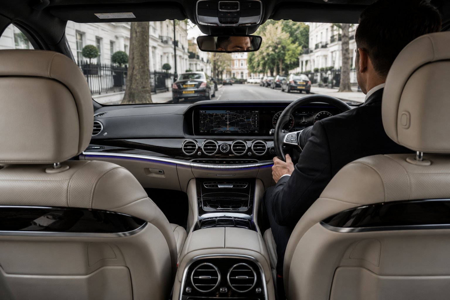 Door To Door Chauffeur fleet vehicle interior