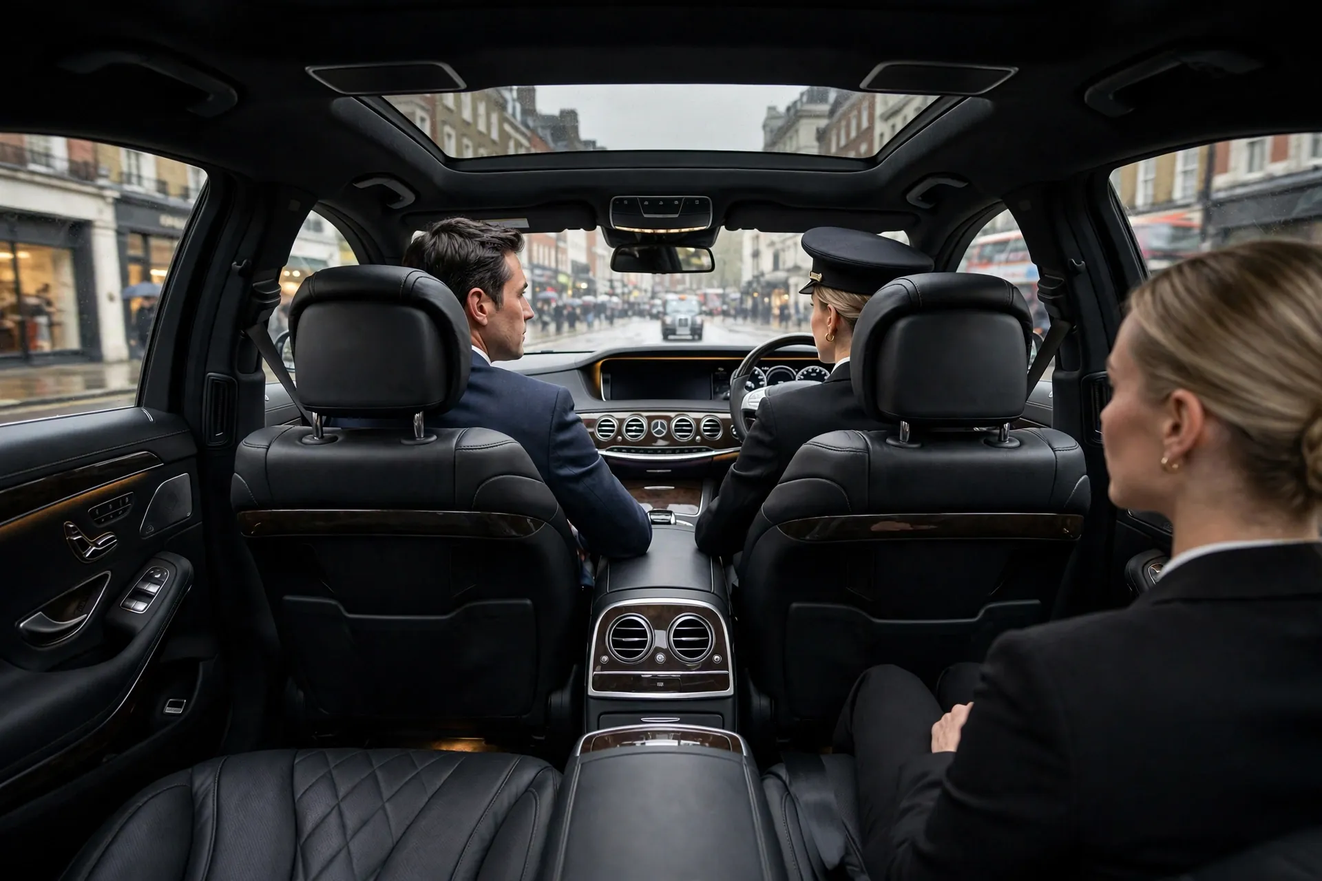 Executive Fleet Hire vehicle interior