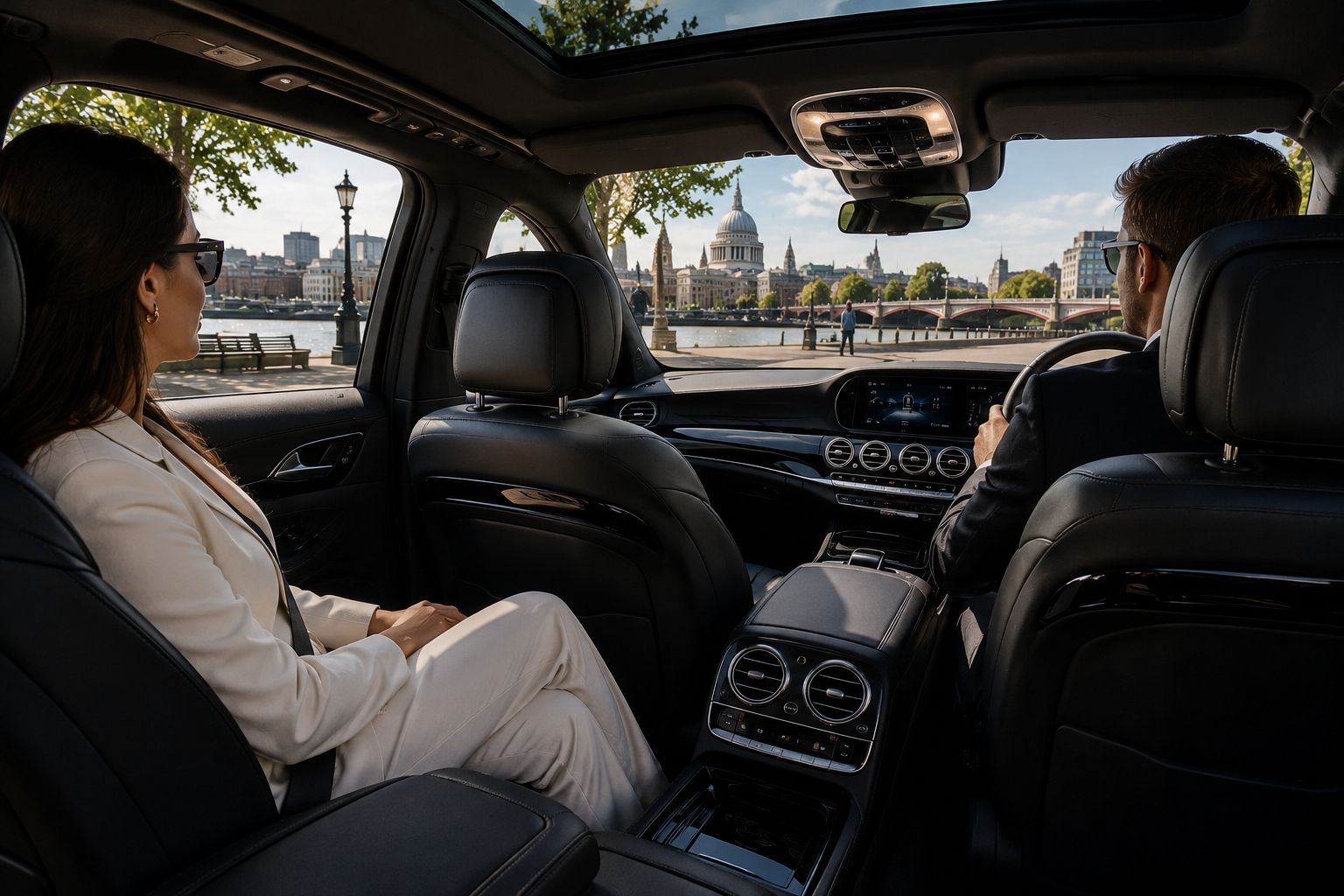London Tour Chauffeur fleet vehicle interior