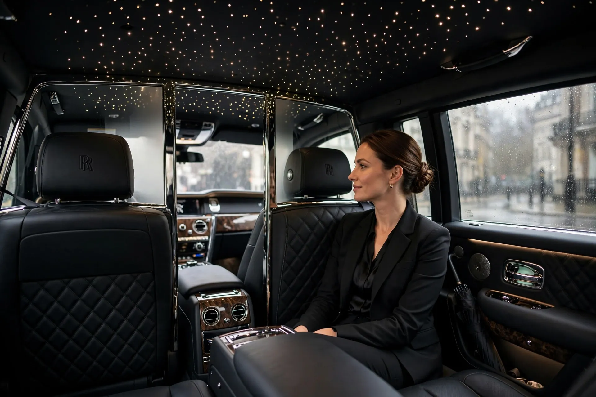 Luxury Chauffeur Cars London vehicle interior