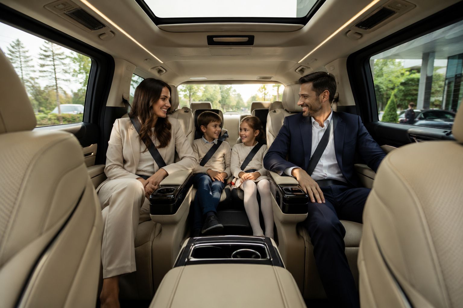 Luxury Family Transfers fleet vehicle interior