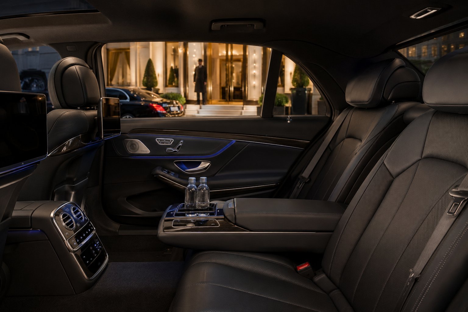Luxury Hotel Transfers fleet vehicle interior