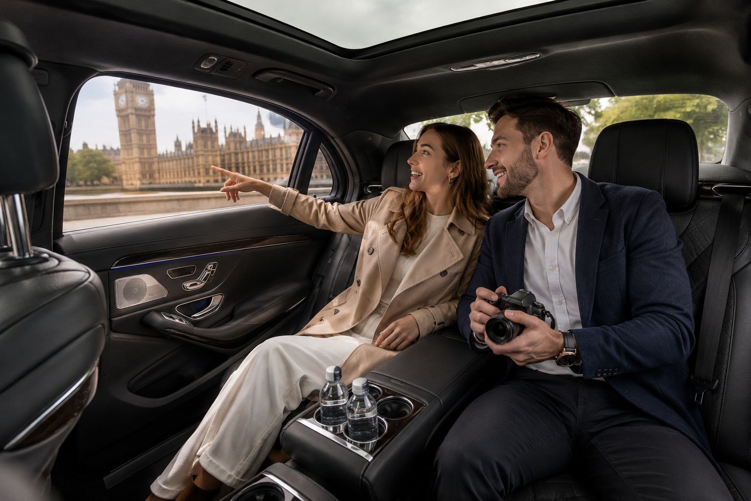 Tourist Chauffeur London fleet vehicle interior