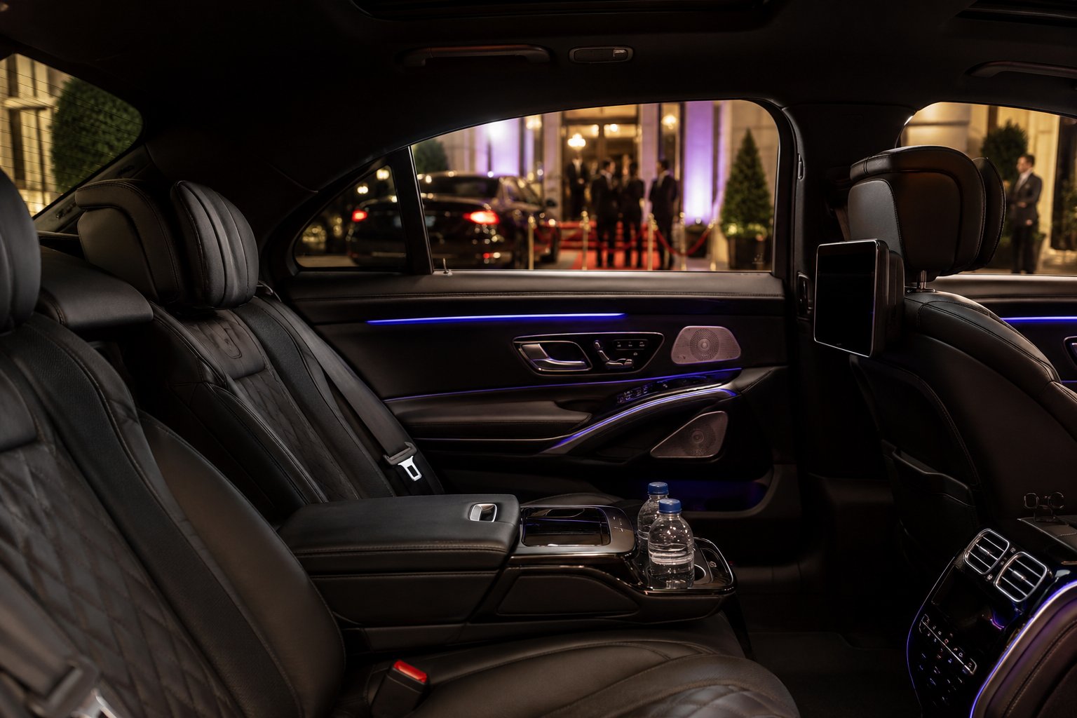 VIP Event Transport fleet vehicle interior