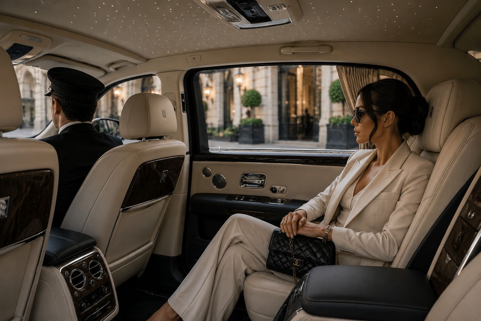 VIP Personal Driver vehicle interior