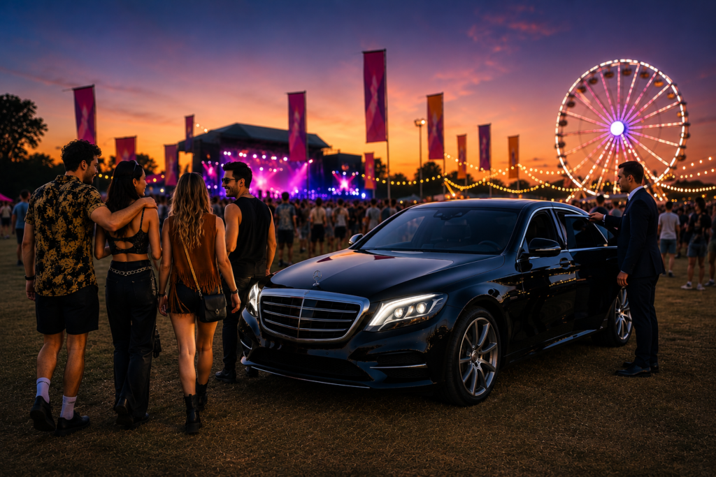 Chauffeur for Festivals