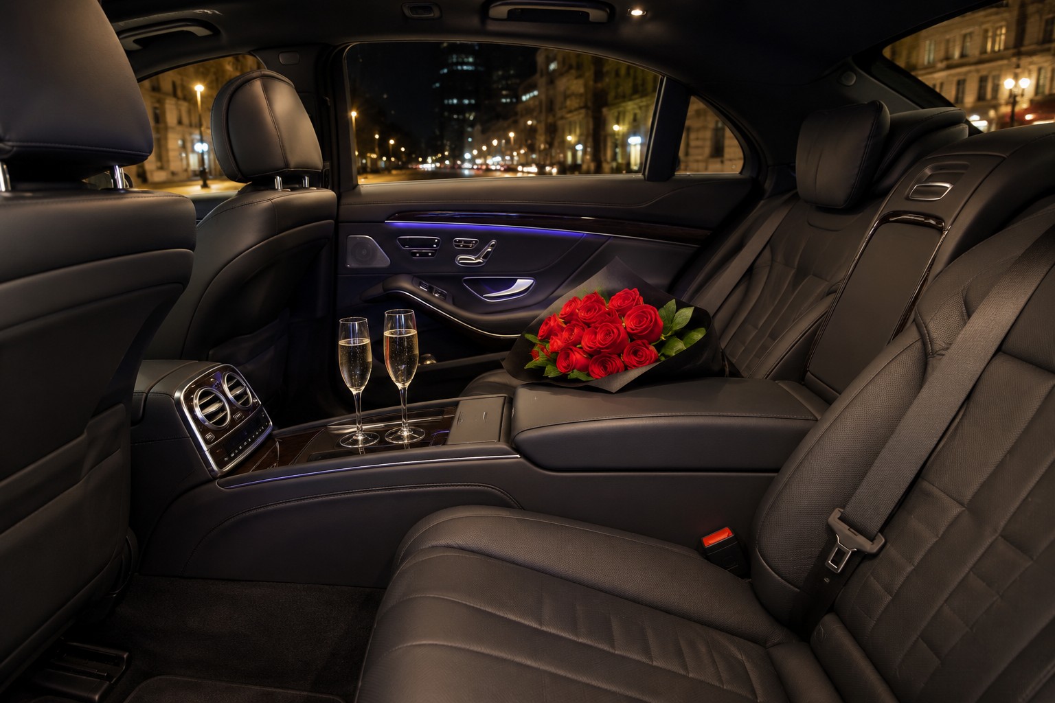 Anniversary Chauffeur Service interior