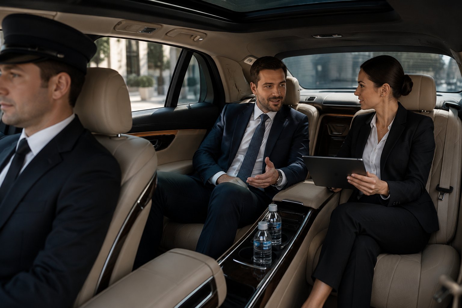 Driver for Business Meetings vehicle interior