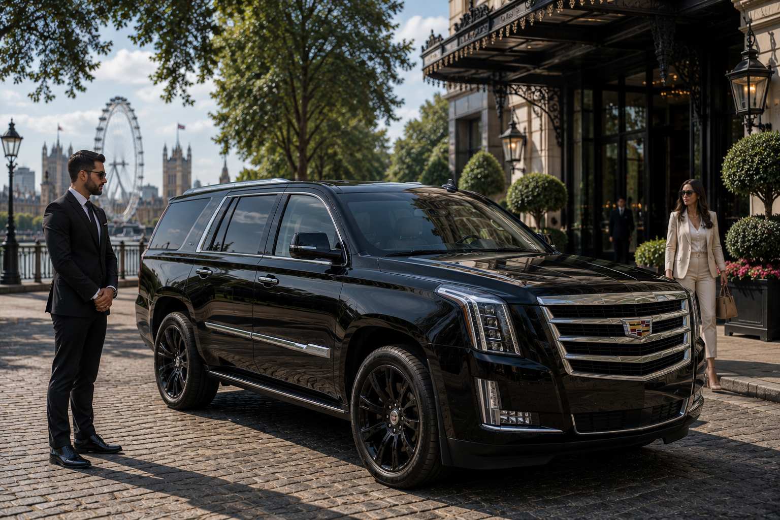 Chauffeur for full day in London