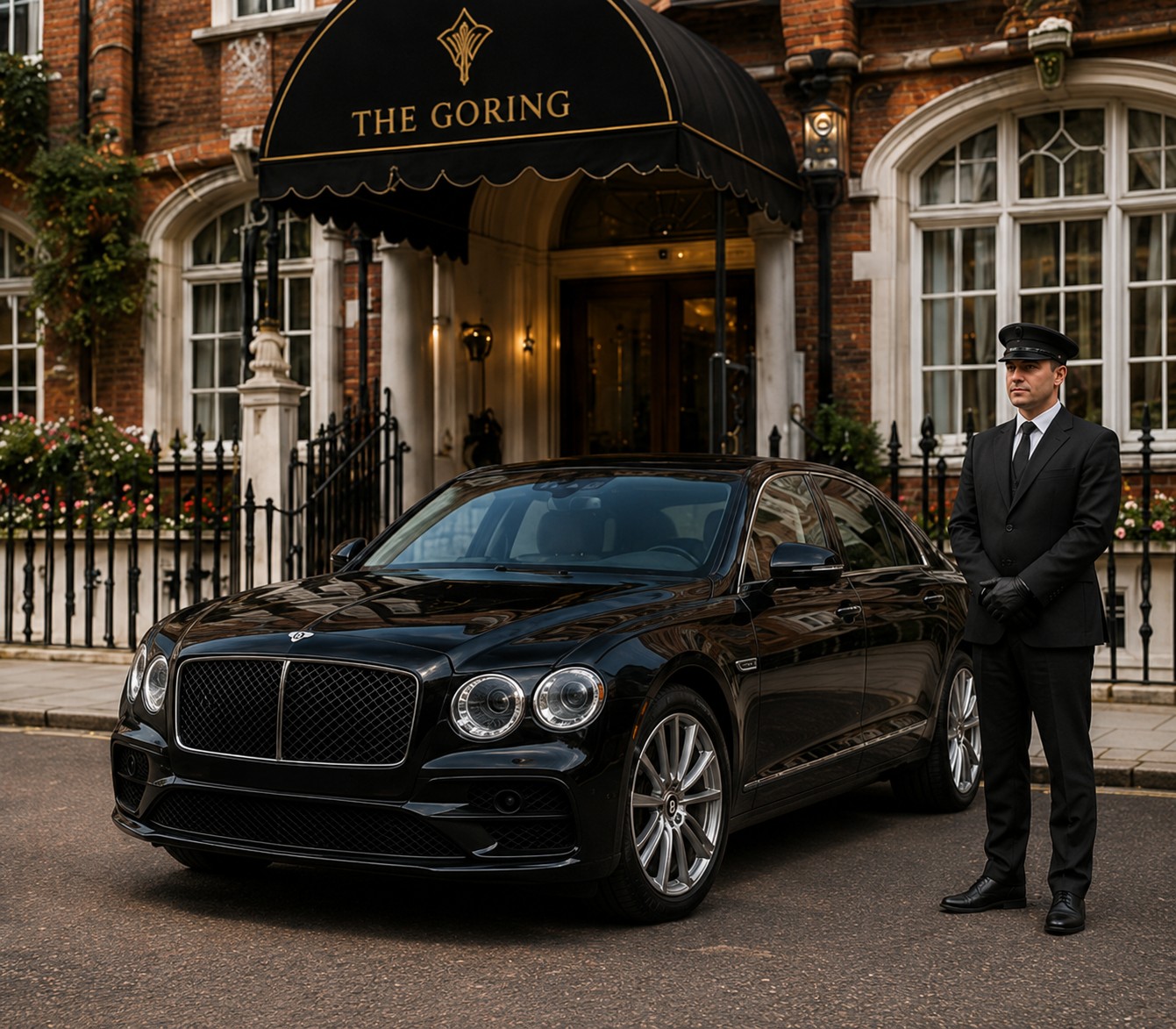Luxury Bentley wedding chauffeur service in London