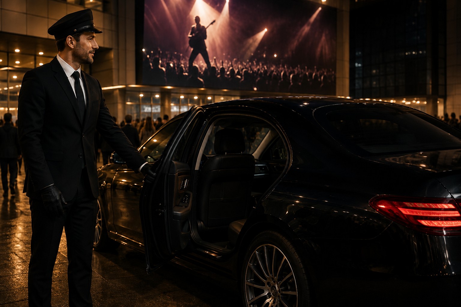Chauffeur for concerts