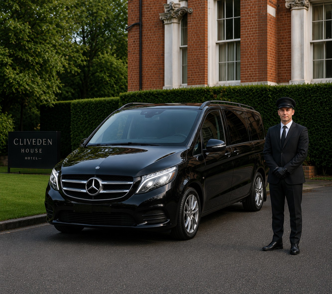Luxury Mercedes chauffeur vehicle for VIP Travel London