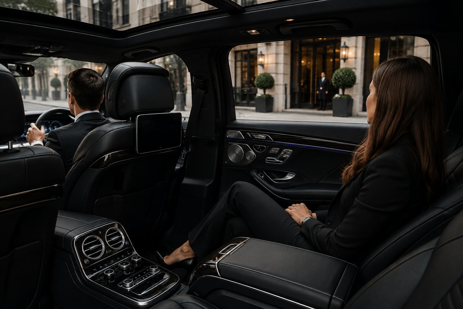 Executive Transport Company London vehicle interior