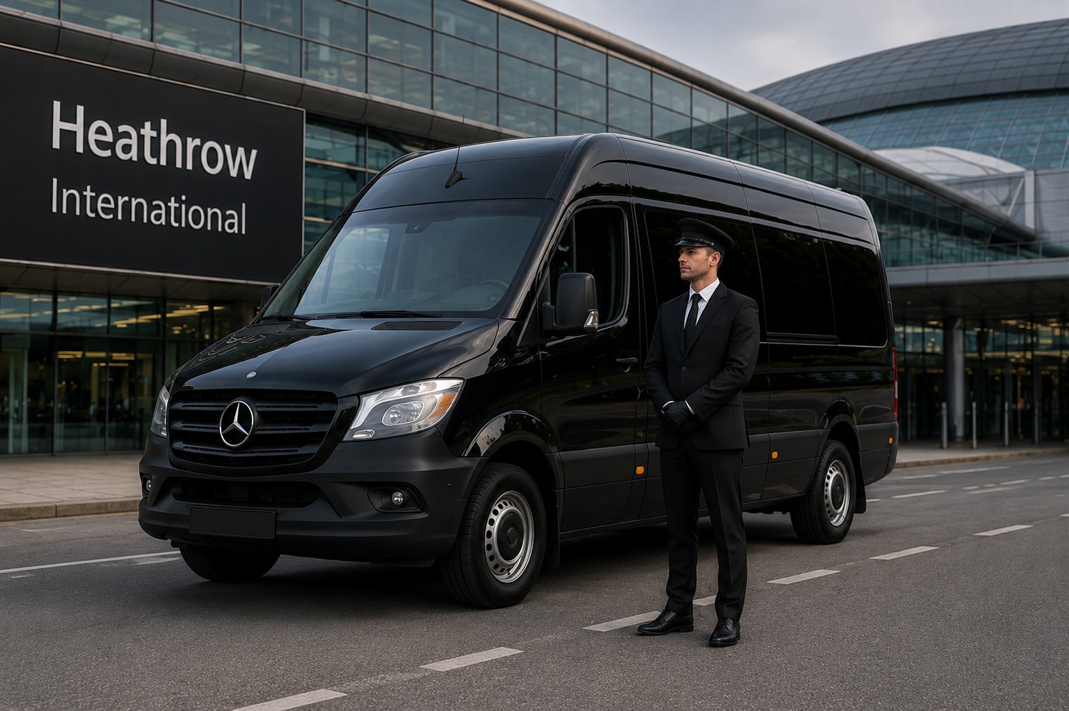 Luxury Airport Transfer Booking with executive Mercedes chauffeur