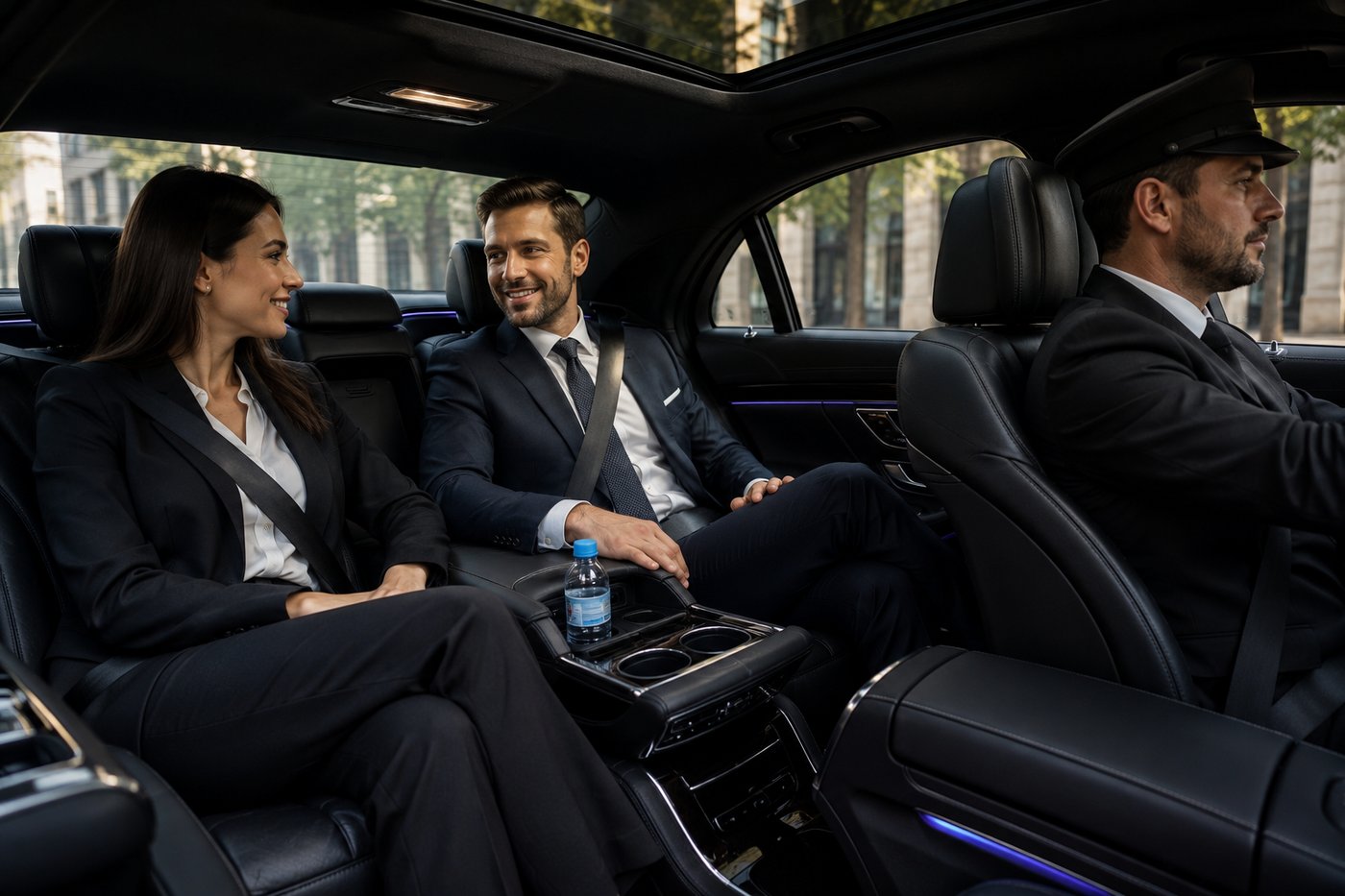 Weekly Chauffeur Service vehicle interior