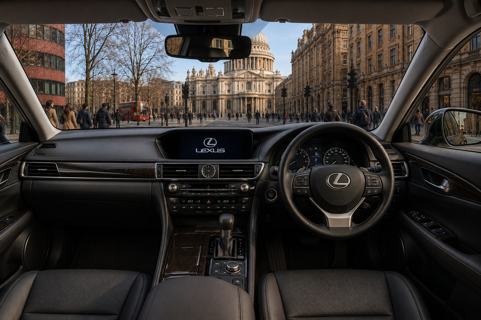 Chauffeur Booking For Business right hand drive interior
