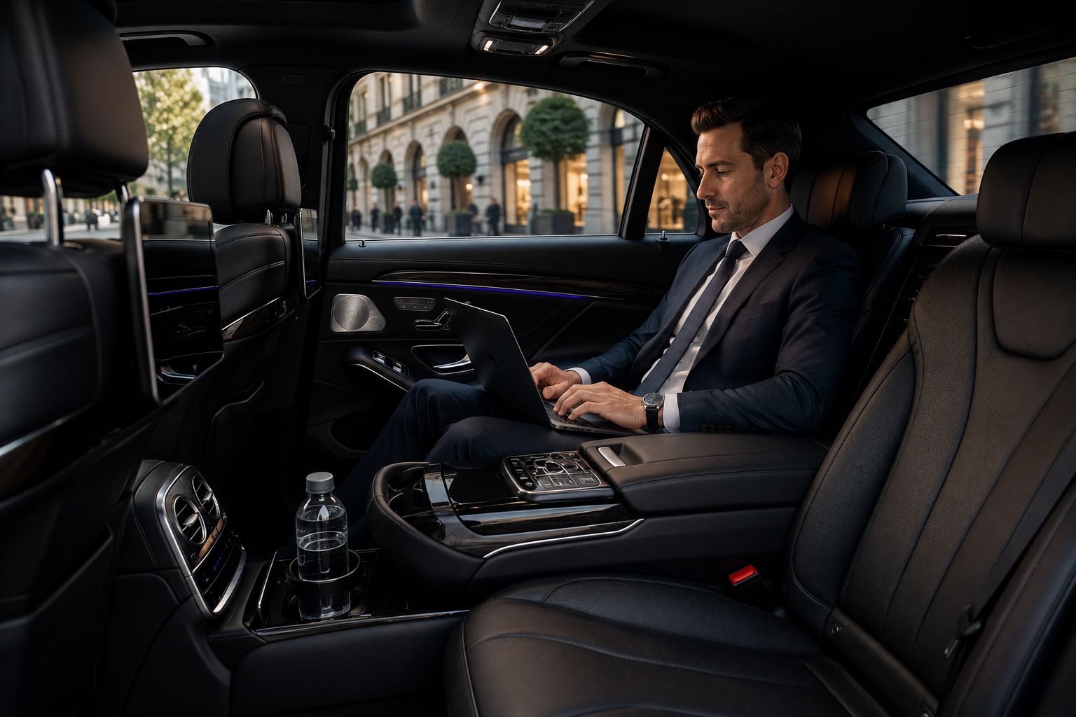London Chauffeur Prices fleet vehicle interior