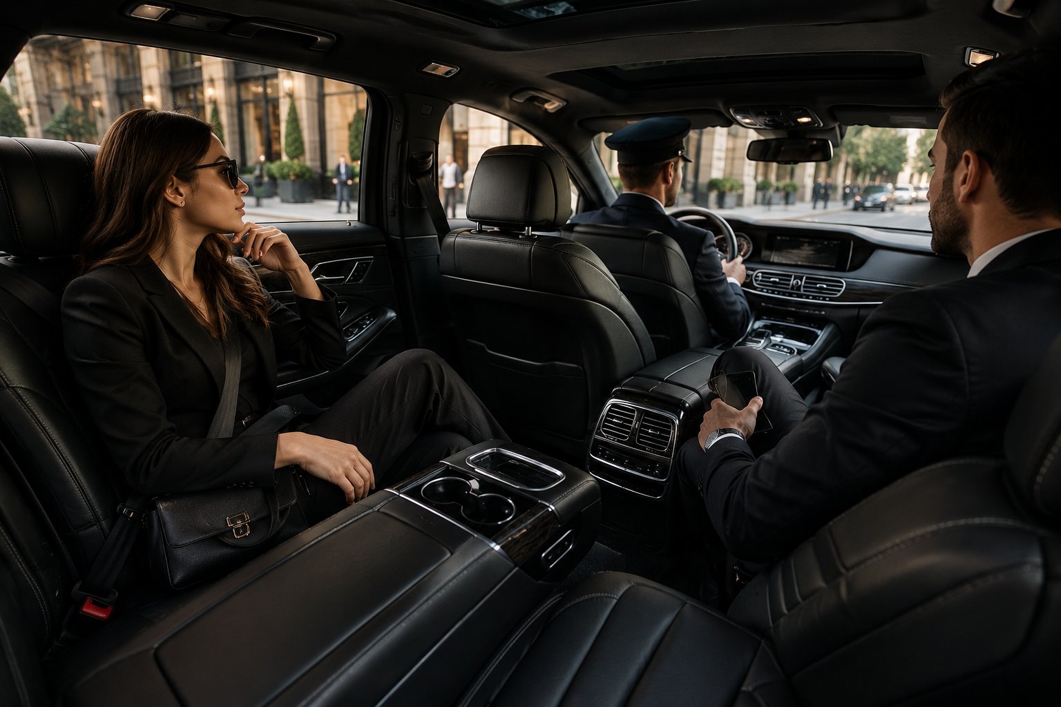 Chauffeur Driven Luxury Cars fleet vehicle interior