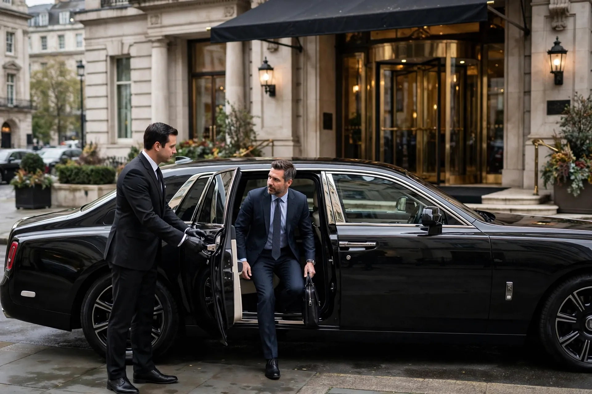 Luxury chauffeur hire in London