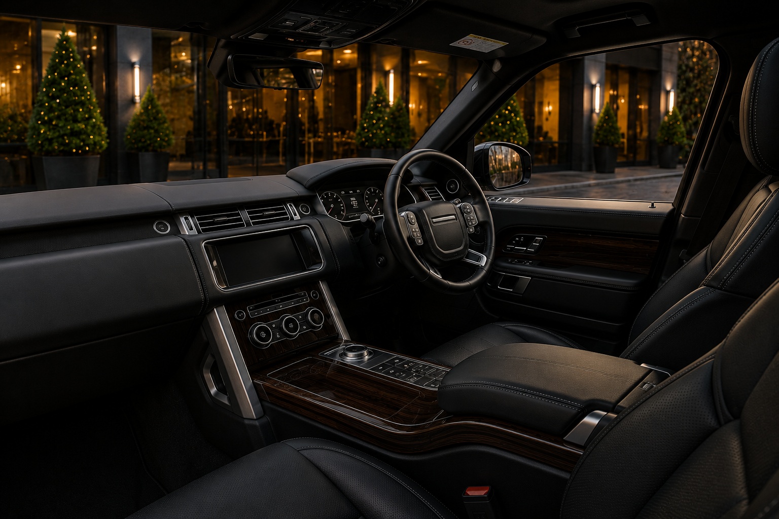 Luxury Vehicle Chauffeur Service interior