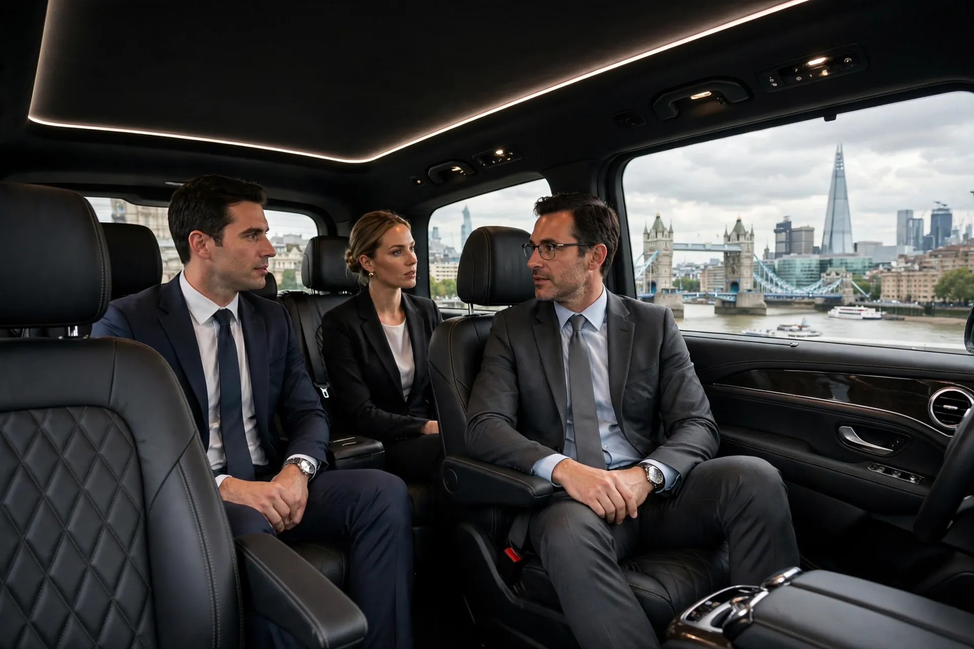 Corporate Transport London vehicle interior