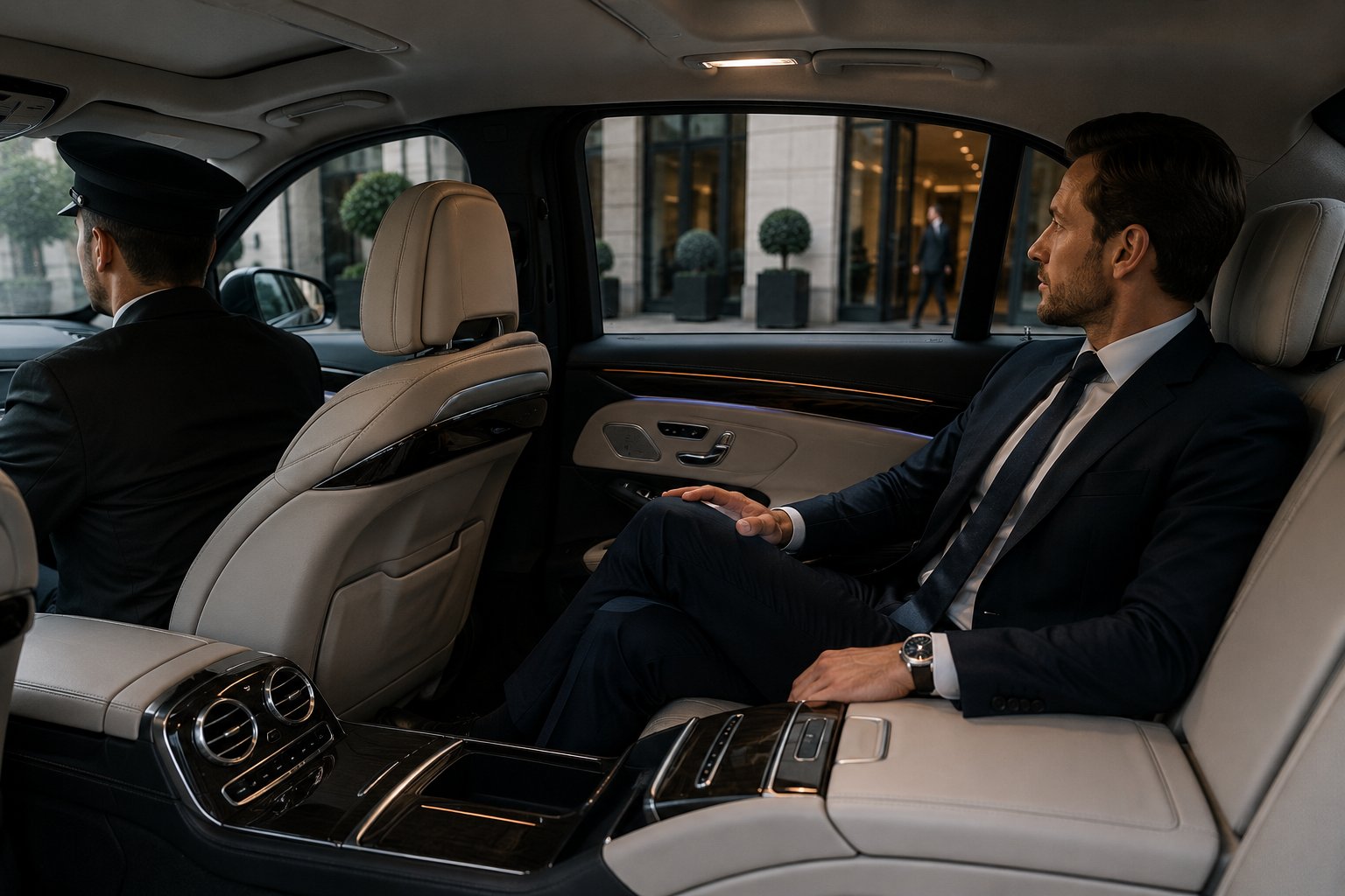 Monthly Executive Driver vehicle interior