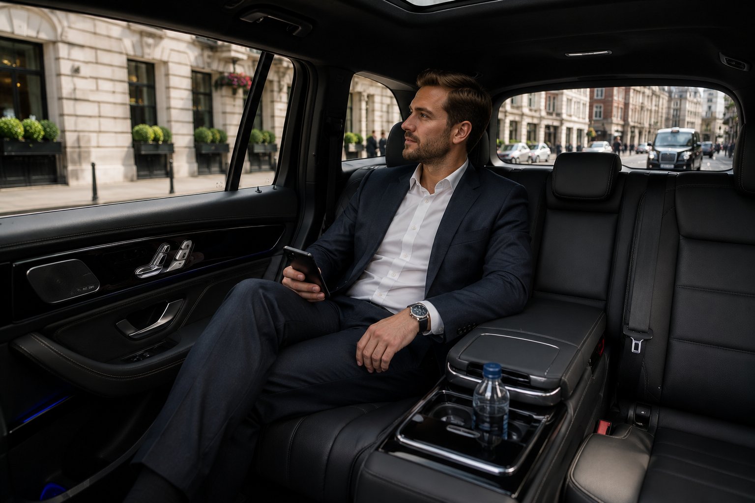 Personal Driver London fleet vehicle interior