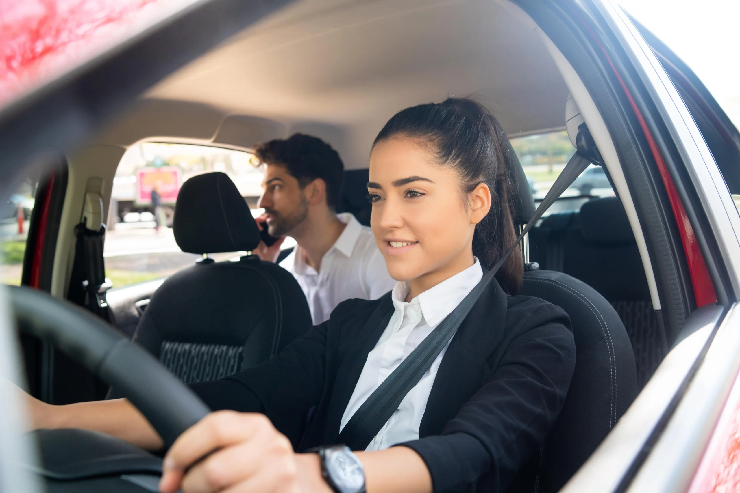 Luxury Car with Driver London vehicle interior