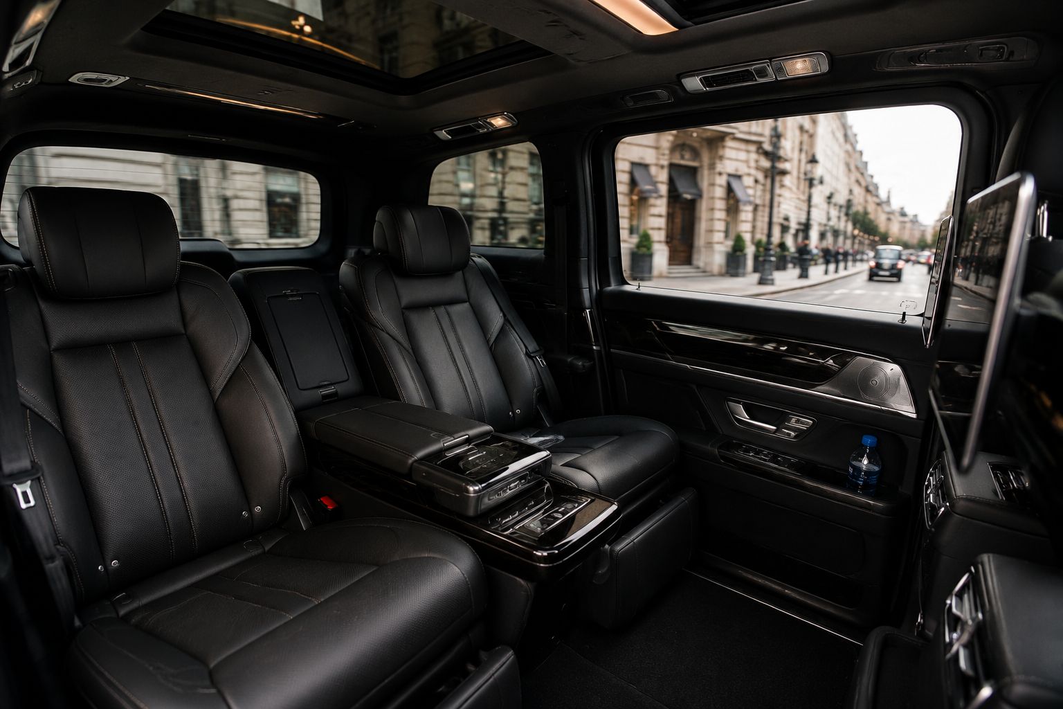 Premium London Transport fleet vehicle interior