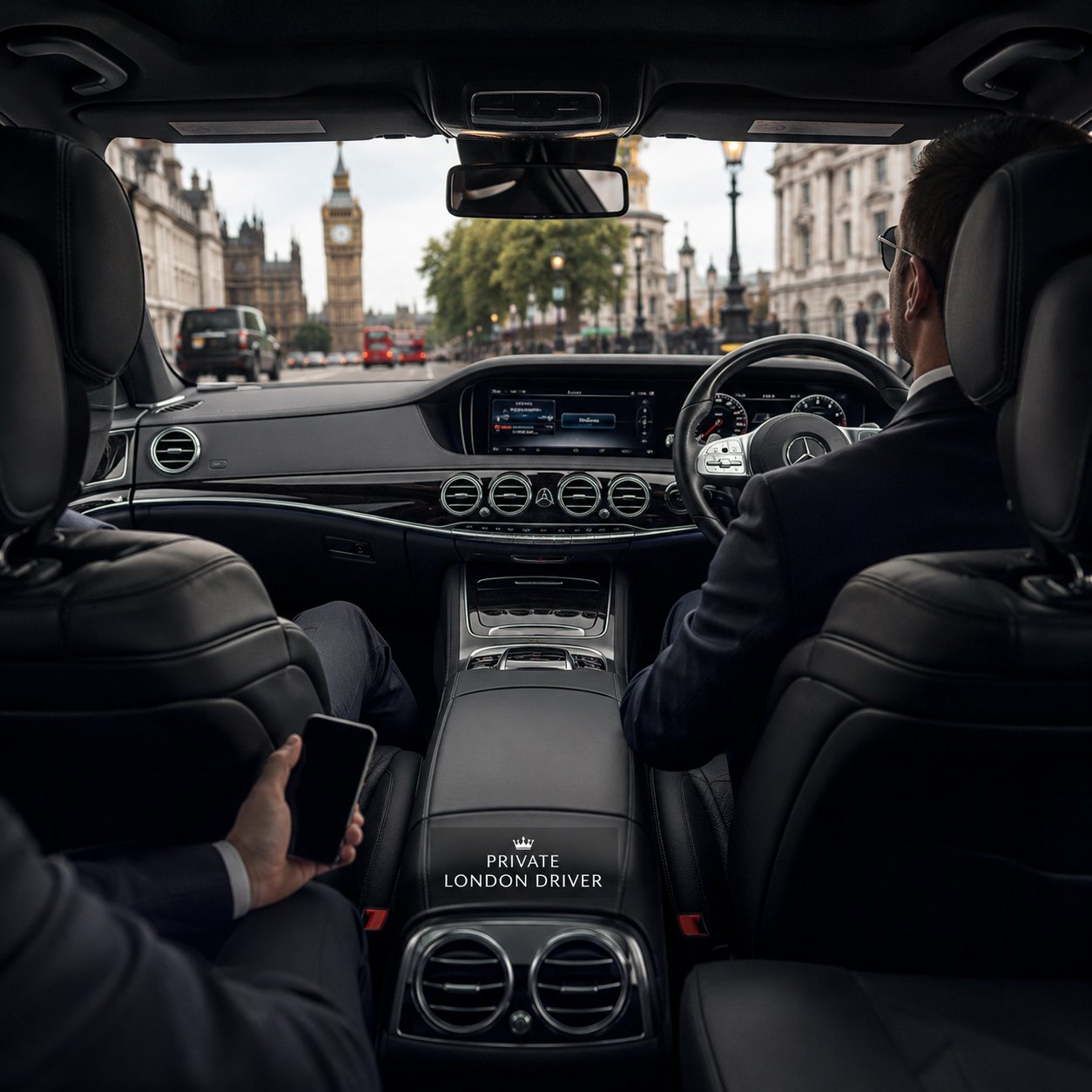Private London Driver fleet vehicle interior