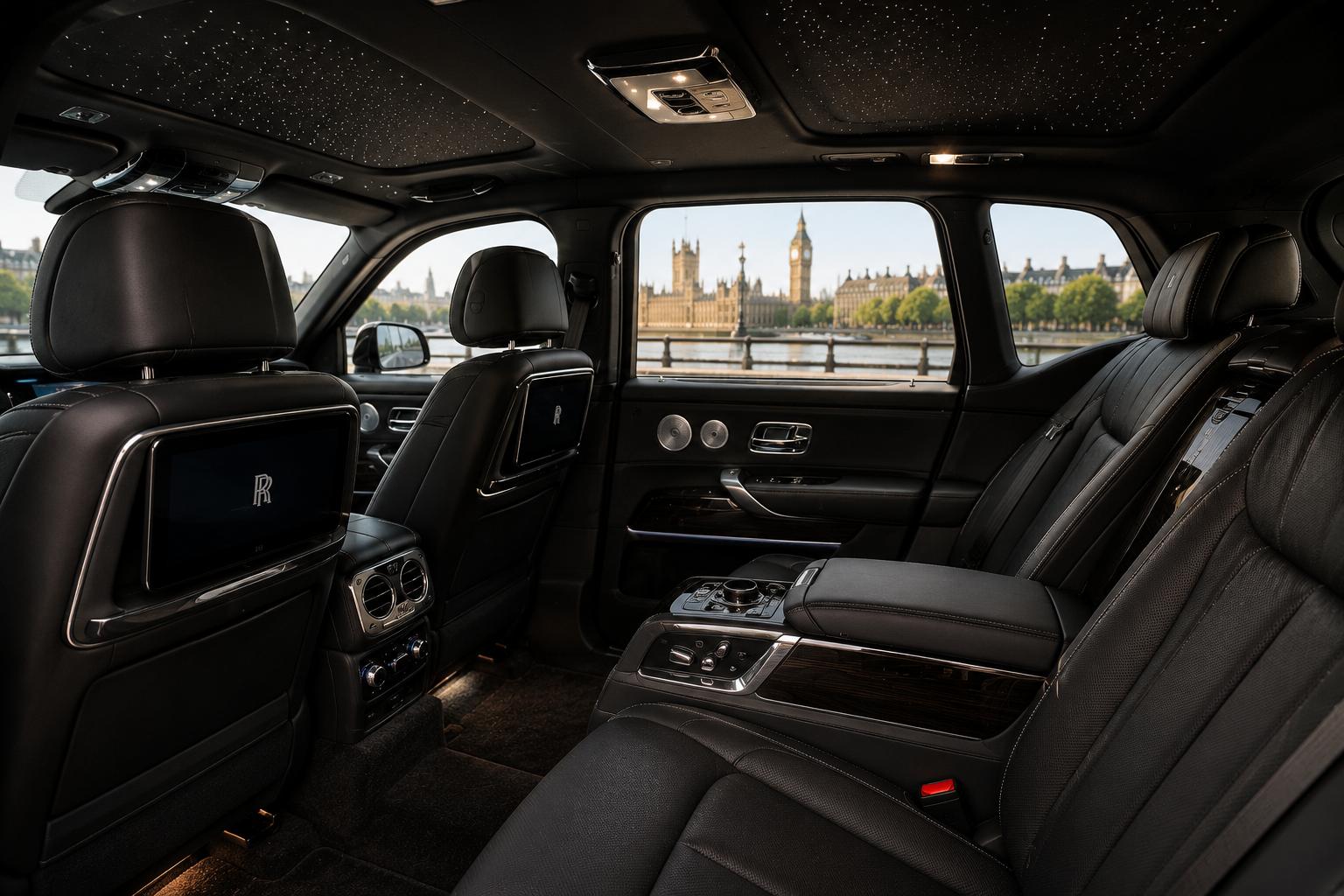 VIP Ground Transport London fleet vehicle interior