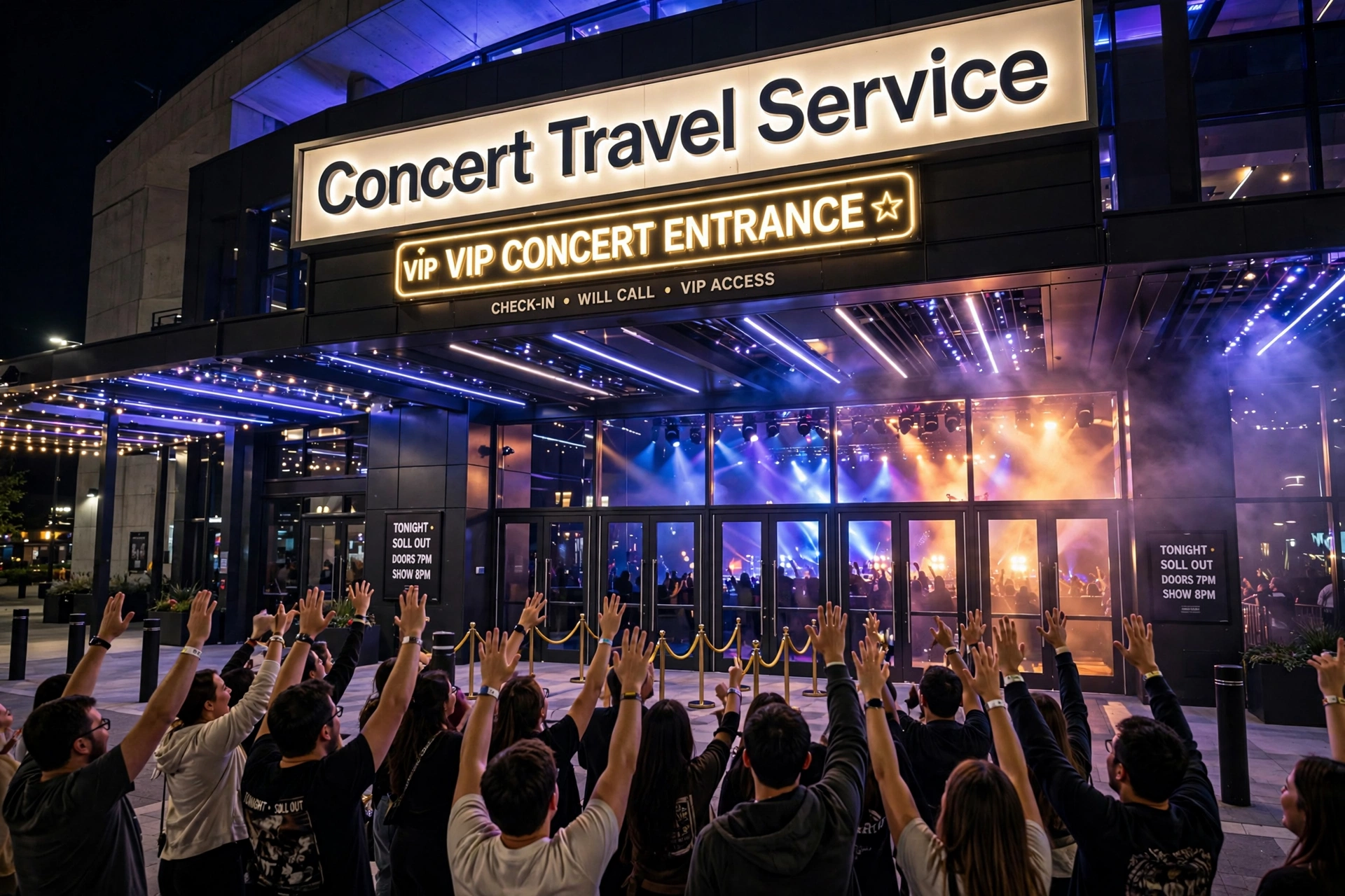 Concert Travel Service vehicle interior
