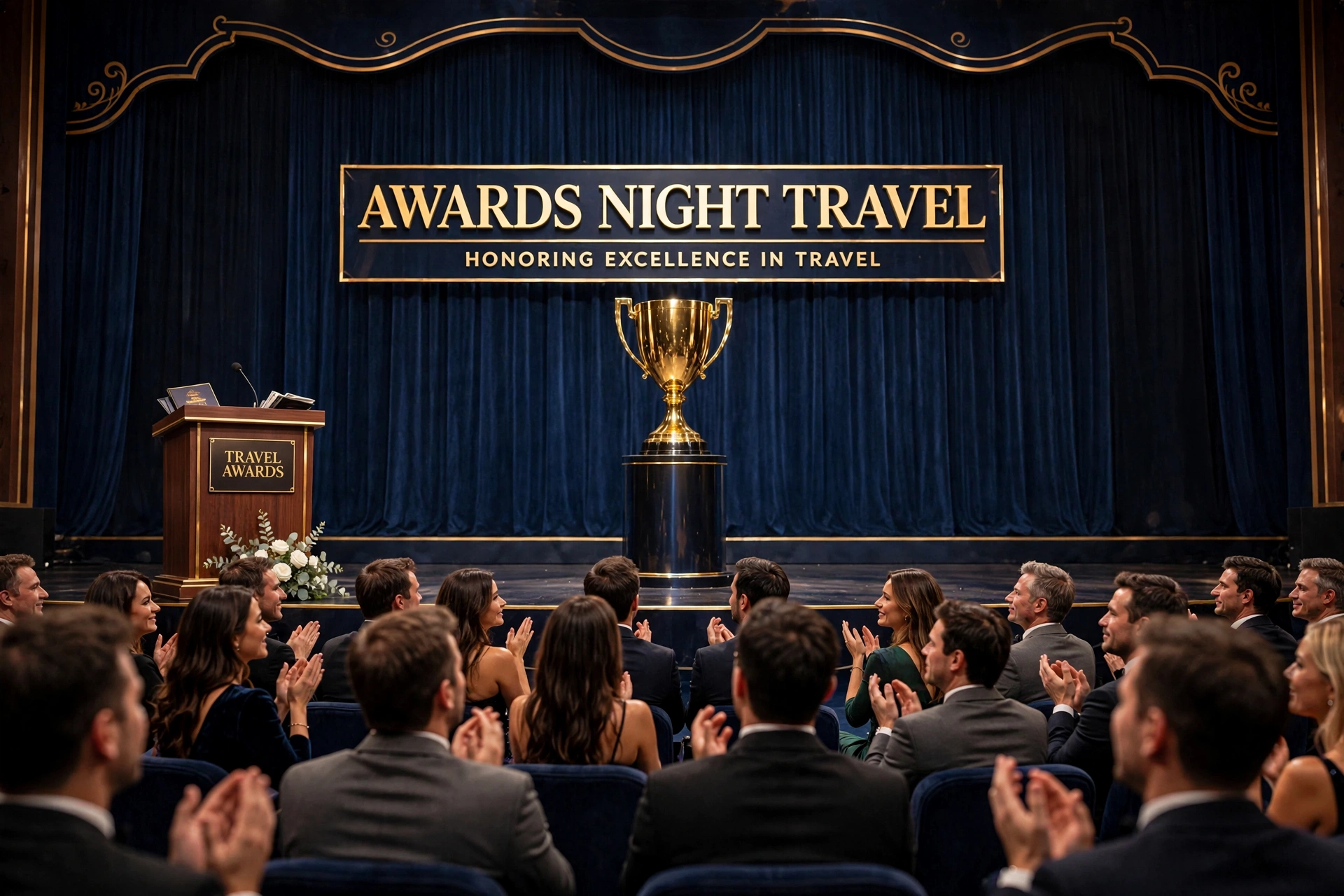 Awards Night Travel vehicle interior