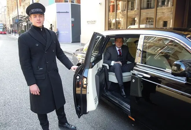 Business Meeting Transport London vehicle interior