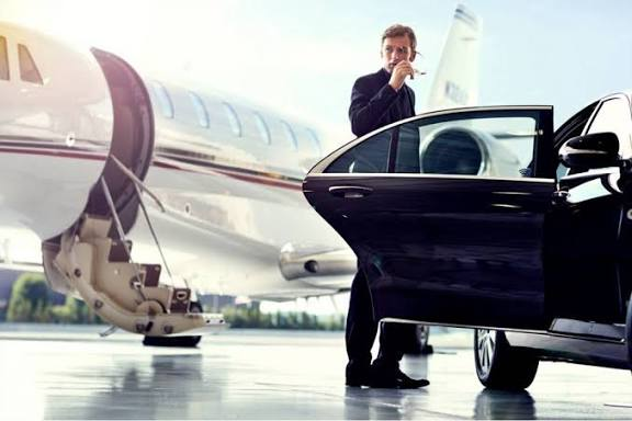 Executive Aviation Transfers vehicle interior